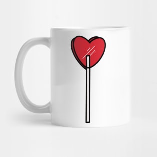 Heart Lollipop Mug